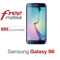 Commandez votre Samsung Galaxy S6 pour 69€ avec Free Mobile