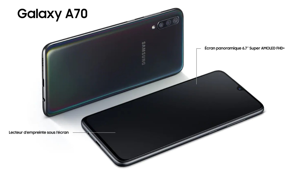 Promo Smartphone Samsung : le Galaxy A70 en vente flash à 359.90€ chez SOSH et Orange