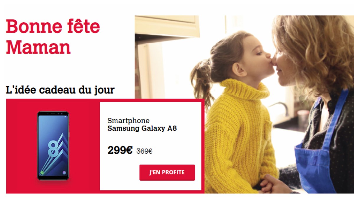 Bon plan : Le Samsung Galaxy A8 passe à 299 euros à l'occasion de la fête des mères