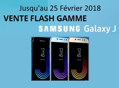 Opération Samsung Galaxy J : Remise immédiate sur le J3, J5 ou J7 2017 chez Boulanger