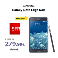 Le nouveau Samsung Galaxy Note Edge est disponible chez SFR !