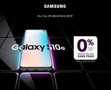 Galaxy S10e boulanger
