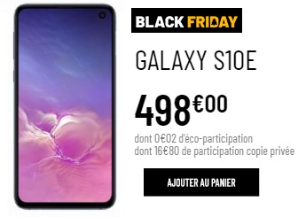 Galaxy S10e Black Friday Electro depot