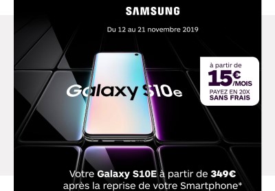 Galaxy S10e Boulanger