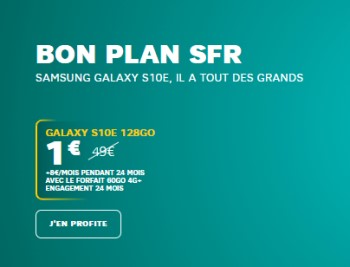 galaxy S10e vente flash sfr
