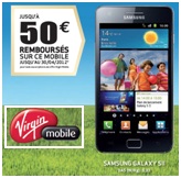 Le Samsung Galaxy S2 dès 19.99€ chez Virgin Mobile