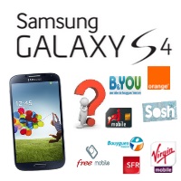 Comparer le prix du Samsung Galaxy S4 avec un forfait mobile ?