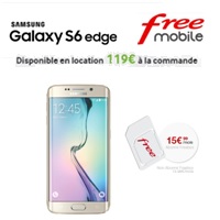 S'offrir le Samsung Galaxy S6 Edge pour 119€ à la commande, c'est possible avec Free !