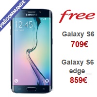 Free Mobile : Le Samsung Galaxy S6 proposé à 709€ et le S6 Edge à 859€ !