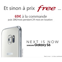 Free Mobile vous propose le Samsung Galaxy S6 à 69€ à la commande !