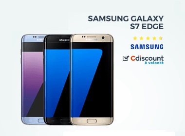 Le Samsung Galaxy S7 Edge à prix canon chez Cdiscount