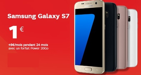 Samsung Galaxy S7 et Galaxy S7 Edge en vente flash chez SFR (jusqu'à 140 euros de remise)