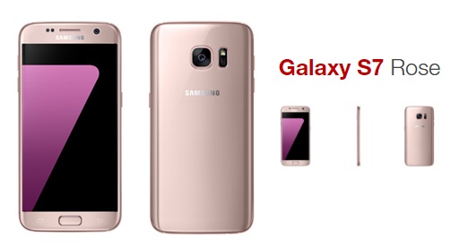 Nouveauté Free Mobile : le Samsung Galaxy S7 débarque en rose 