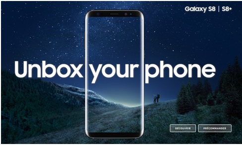 Précommandez vite votre Galaxy S8 et recevez-le dès le 20 avril