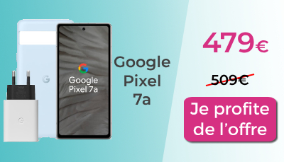 Le Google Pixel 7a sur Amazon pendant les Prime Days