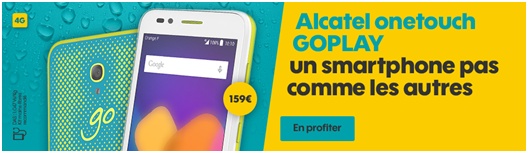 L’Alcatel Onetouch Go Play disponible chez Sosh à 159€ !
