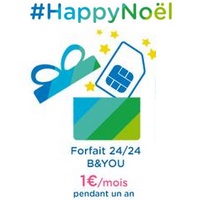 #Happy Noël : Un forfait illimité à 1€ par mois chez Bouygues Telecom !