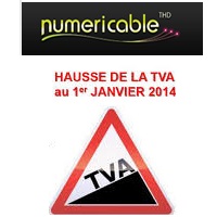 Hausse de TVA : Les nouveaux tarifs Internet et mobile chez Numericable !