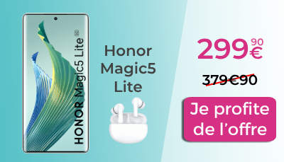Promo de Noël Honor Magic5 Lite