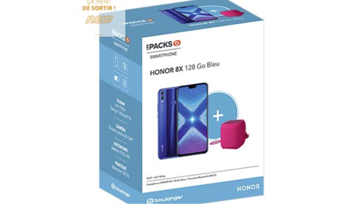 Bon plan : le Honor 8x 128Go + une enceinte AM510 à seulement 229 euros chez Boulanger