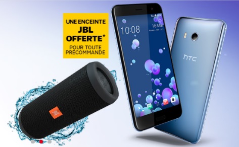 Le HTC U11 est en précommande chez SFR avec une enceinte offerte pour le lancement