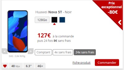 Huawei Nova 5T Free