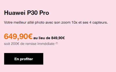 Huawei P30 Pro promo Orange