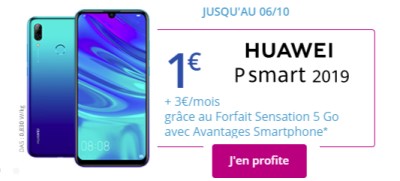Huawei P Smart 2019 promo Bouygues Telecom