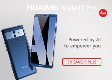 Promo Noël : le Huawei Mate 10 Pro à 1 euro chez Bouygues Telecom