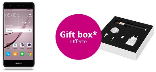 Huawei Nova en vente chez Bouygues Telecom avec une boîte cadeau et 50 euros remboursés 