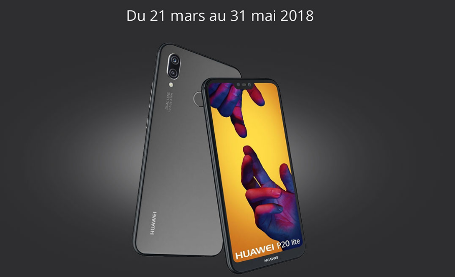 Le Huawei P20 Lite disponible à la vente avec un bonus de reprise de 50 euros !