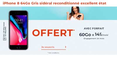 iPhone 8 rec offert cdiscount
