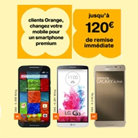 Abonnés Orange : Jusqu'à 120€ de remise pour le renouvellement de votre Smartphone Premium ! 