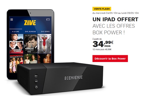 Bon plan SFR : iPad Mini offert avec la Box Power Fibre 4K 
