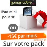 Votre iPad mini à 1€ chez Numericable !