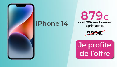 Promo iPhone 14 à 879 ? chez RED
