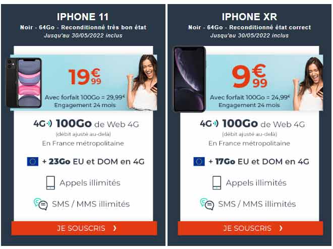 iPhone 11 et XR chez Cdiscount
