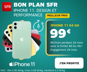 promo iPhone 11 SFR