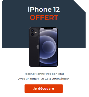 promo iphone 12 recondtionné offert 
