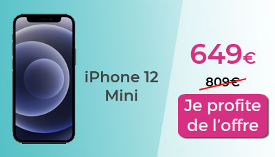 iPhone 12 mini soldes boulanger