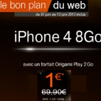 Orange : Baisse du prix de l’iPhone 4 avec un forfait Origami Play 