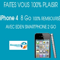 Bouygues Telecom : l’iPhone 4 offert avec un forfait mobile Eden Smartphone