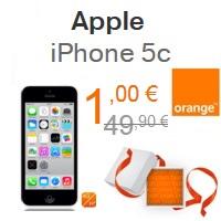 Bon plan de Noël : L’iPhone 5C 8Go à 1€ chez Orange !
