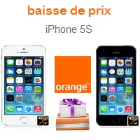 Bon plan Orange : Baisse de prix de l’iPhone 5S !