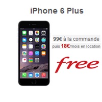 L’iPhone 6 Plus disponible à 99€ à la commande chez Free Mobile !