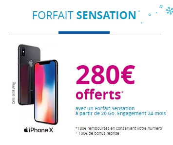 Offrez-vous les plus beaux Smartphones avec la remise jusqu'à 280 euros chez Bouygues Telecom