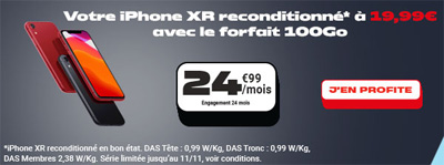 promos iPhone xr NRJ Mobile