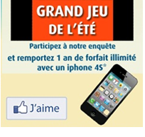 Grand jeu de l'été EDCOM : Gagnez un iPhone 4S + 1 an de forfait illimité !