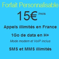 Joe Mobile : Un forfait avec 1Go, appels, SMS et MMS illimités à 15€ par mois !