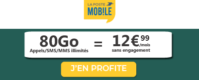 Forfait La Poste 80 Go